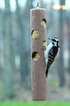 Suet Log Bird Feeder-Recycled Plastic