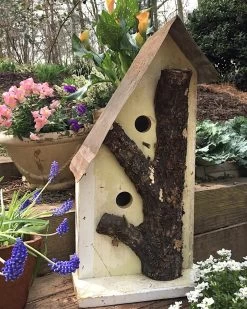 Rustic Log Front Birdhouses- 2 Sizes 16 Rustic Log Front Birdhouses- 2 Sizes -Pet Supplies Store Log Front Birdhouse 2