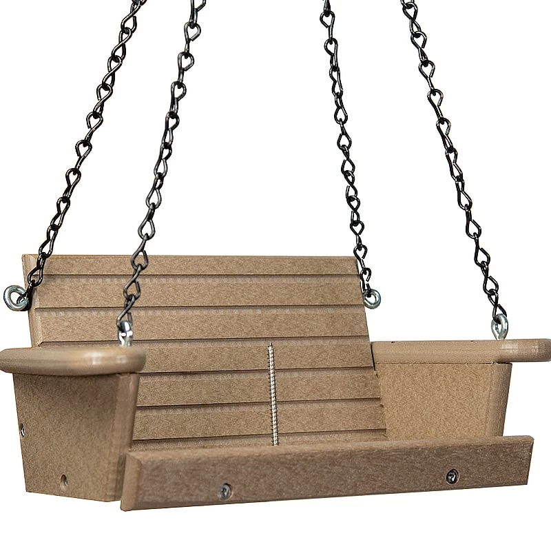 Porch Swing Squirrel Feeder- Cedar Or Poly 4 Porch Swing Squirrel Feeder- Cedar Or Poly - Image 2