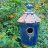 Pottery Cottage Birdhouse -Pet Supplies Store Pottery Cottage Birdhouse