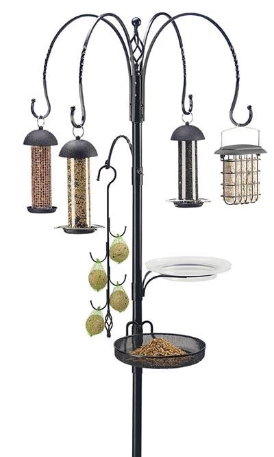 Complete Bird Feeding Station With Feeders 3 Complete Bird Feeding Station With Feeders