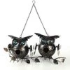 Two Owls On Branch Birdhouse -Pet Supplies Store SS OWL