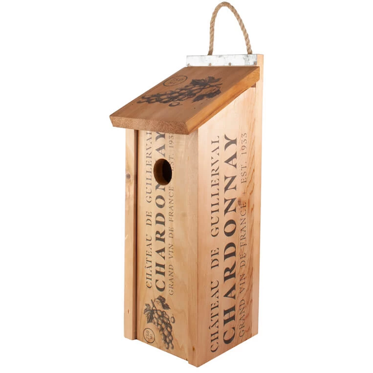 Wine Crate Birdhouse 5 Wine Crate Birdhouse - Image 3