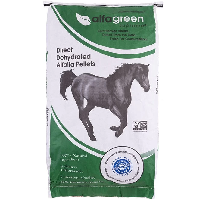 Alfalfa Pellets - Dehydrated Horse Forage, 50 Lb. 4 Alfalfa Pellets - Dehydrated Horse Forage, 50 Lb. - Image 2