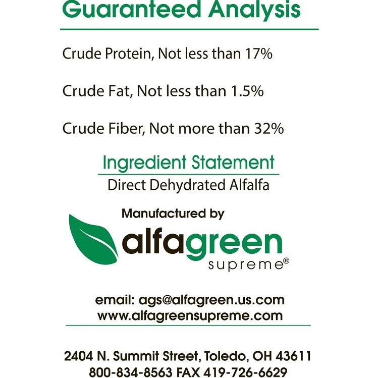 Alfalfa Pellets - Dehydrated Horse Forage, 50 Lb. 5 Alfalfa Pellets - Dehydrated Horse Forage, 50 Lb. - Image 3