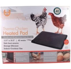 K & H Thermo-Chicken Heated Pad, 12.5x18.5", Black
