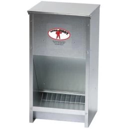 Little Giant High Capacity Steel Poultry Feeder, 25 Lbs.