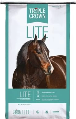Triple Crown Lite Horse Feed Formula, 50 Lb.