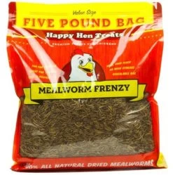 Happy Hen Mealworm Frenzy Chicken Treats, 5 Lb Bag