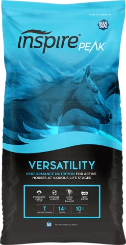 Blue Seal Inspire PEAK Versatility Textured Horse Feed, 50 Pounds