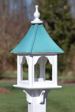 Copper Roof Bird Feeder - Square 28x10