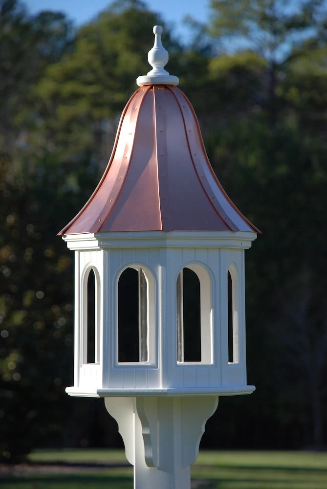 Copper Roof Bird Feeder Large Gazebo Style - 42x16 4 Copper Roof Bird Feeder Large Gazebo Style - 42x16 - Image 2