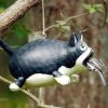 Black & White Fat Cat Wood Birdhouse 2 1 Black & White Fat Cat Wood Birdhouse 2 -Pet Supplies Store fat cat new