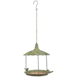 ESSCHERT DESIGN Antique Hanging Tray Bird Feeder 7 ESSCHERT DESIGN Antique Hanging Tray Bird Feeder -Pet Supplies Store hanging tray feeder Detail