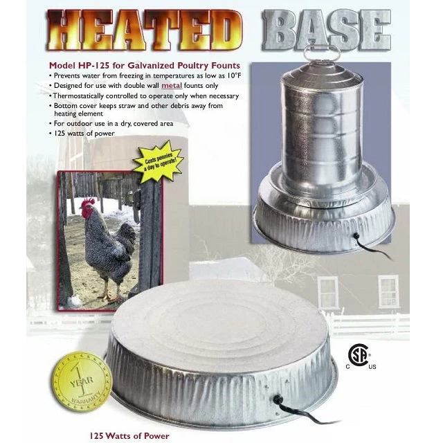 Farm Innovators Heated Base HP-125 6 Farm Innovators Heated Base HP-125 - Image 4