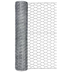 Galvanized Poultry Netting, 1 In. X 24 In. X 50 Ft.