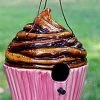 Ceramic Cupcake Birdhouse -Pet Supplies Store jpeg 4
