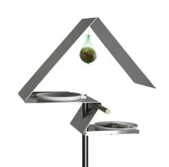 Bauhaus Bird Bath/Bird Feeder-VT4 -Pet Supplies Store tall birdbath bird feeder detail