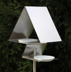 Bauhaus Bird Bath/Bird Feeder-VT4 -Pet Supplies Store tall birdbath feeder 2