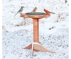 Tall Heated Bird Bath- Cedar Or Poly 7 Tall Heated Bird Bath- Cedar Or Poly -Pet Supplies Store tall heated bird bath