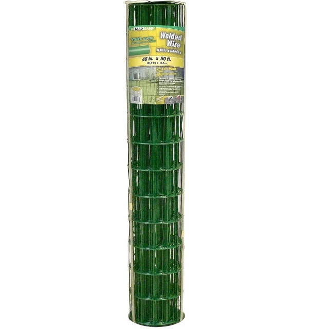 48 In. X 50 Ft. Green Vinyl Coated Welded Wire With 2 In. X 4 In. Mesh 3 48 In. X 50 Ft. Green Vinyl Coated Welded Wire With 2 In. X 4 In. Mesh