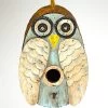 Distressed Owl Birdhouse